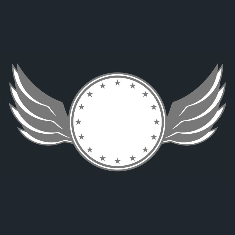star circle frame round wing ring shield shield