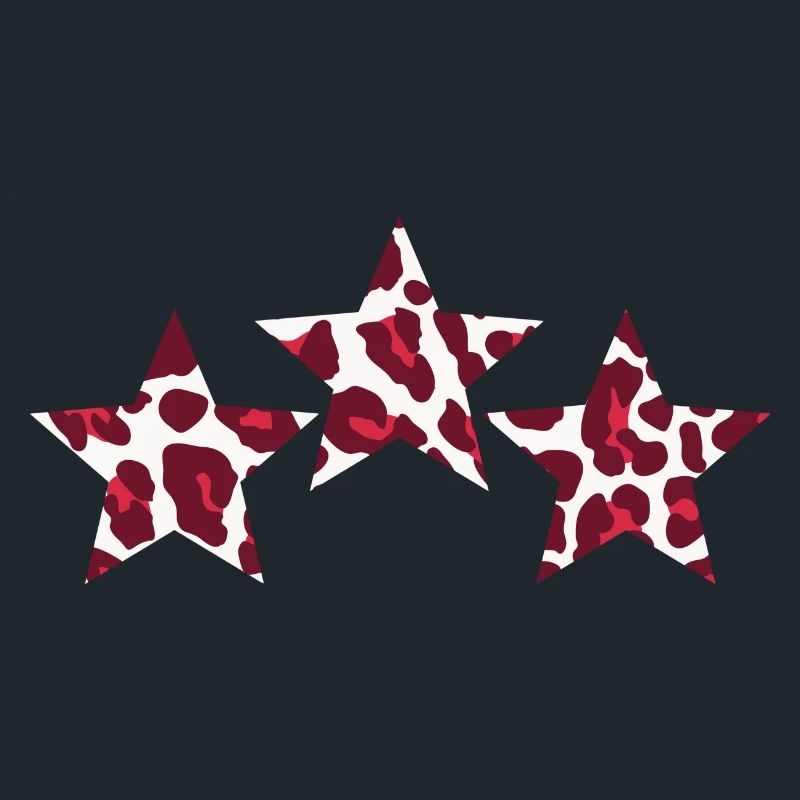 Leopard Star Print