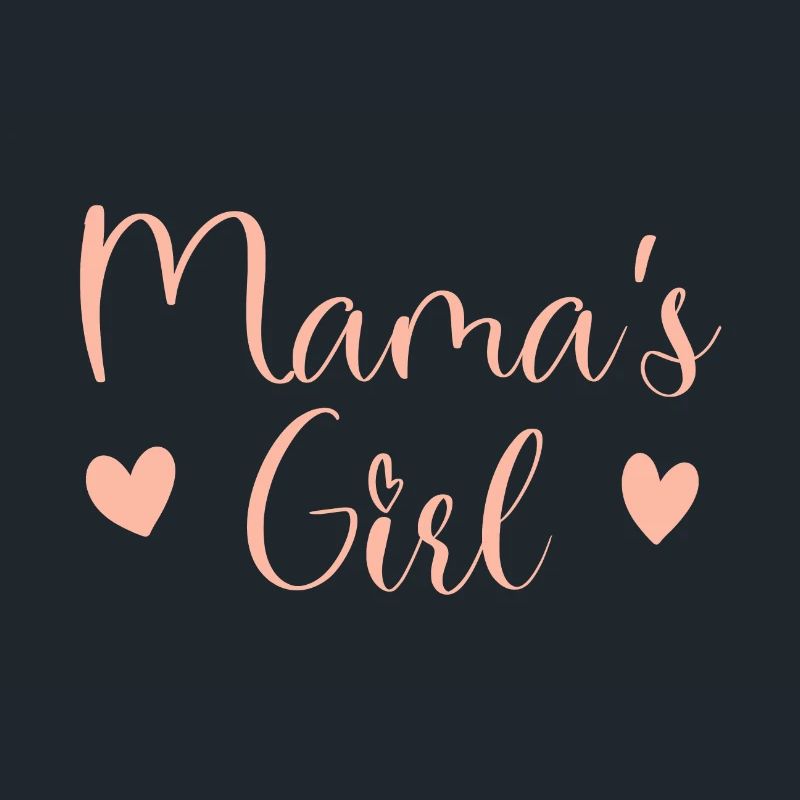 Fille de Maman Script Rose