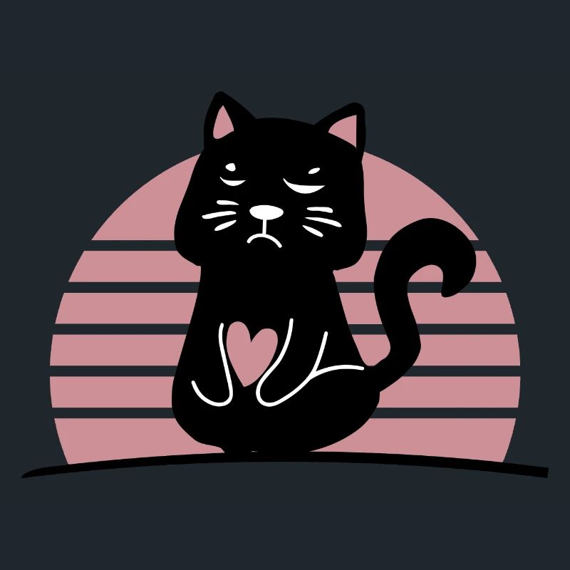Schwarze Katze