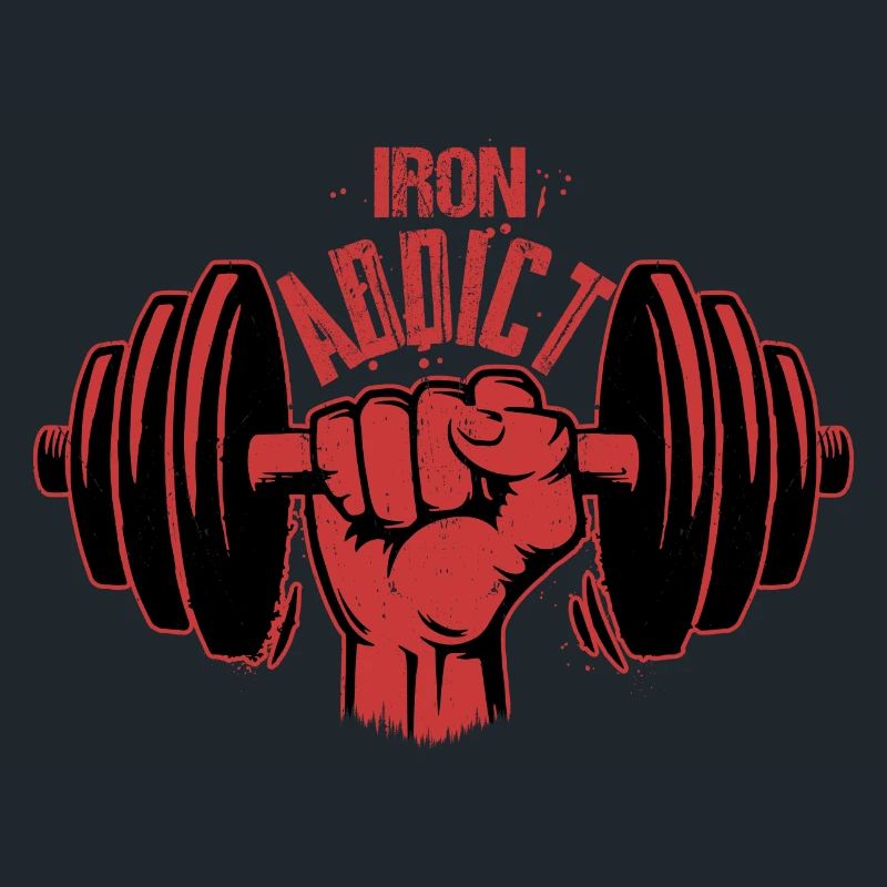 Iron Addict Workout Training Weight Lifting