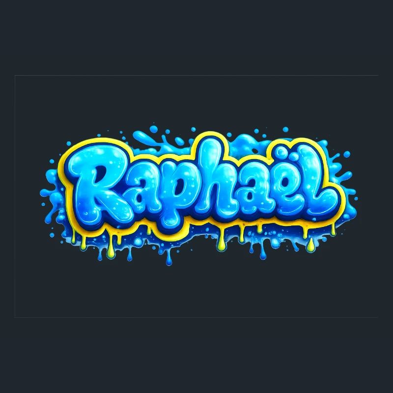RAPHAEL GRAFFITI NAME FOR PERFECT GIFT PRINTABLE 