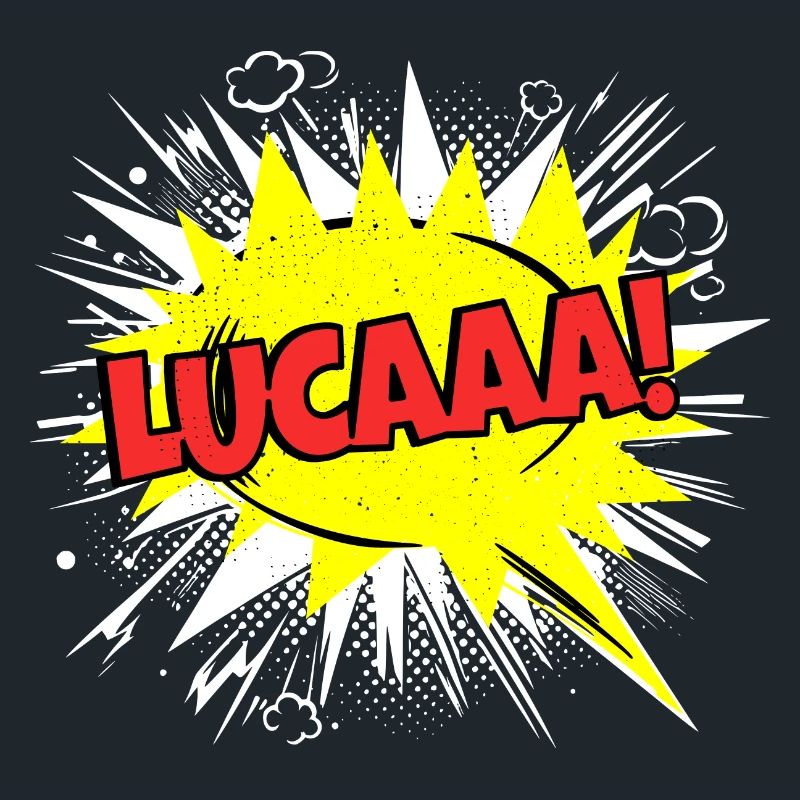 Luca Name Funny Speech Bubble Lucaaa!