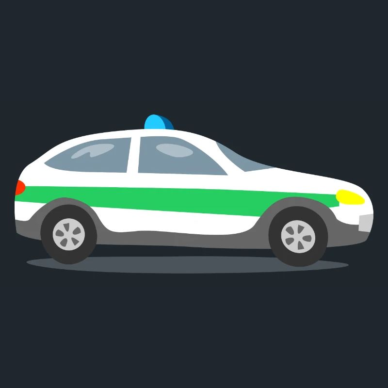 Polizeiauto mit Blaulicht