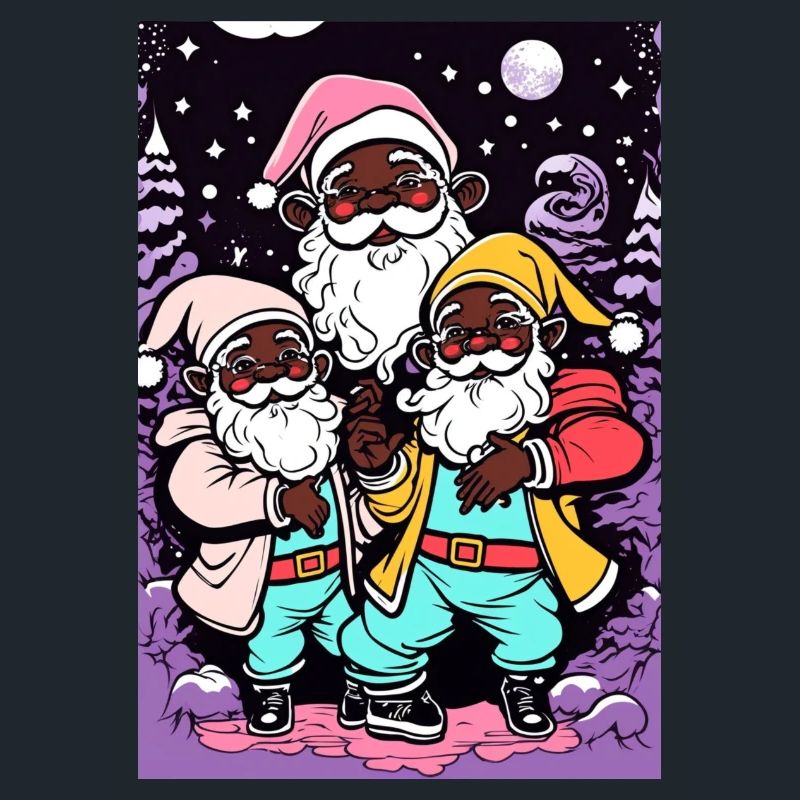 Père Noël afro - Rompre avec les traditions