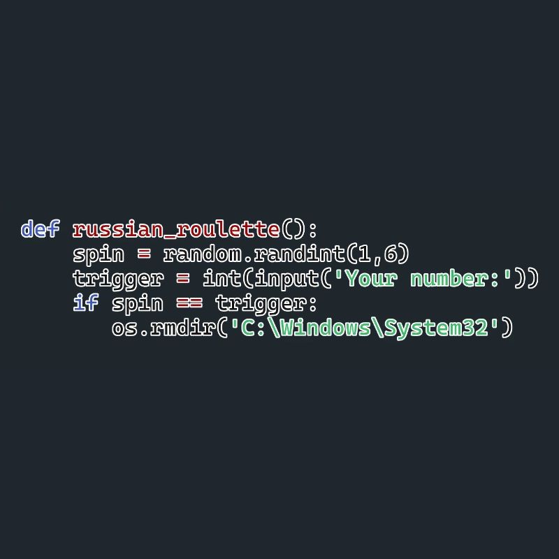 Roulette russe Python