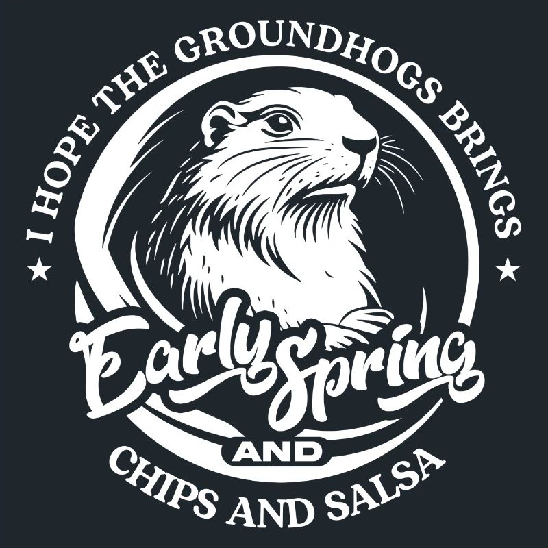 Groundhog's Wish for Early Spring and Chips and