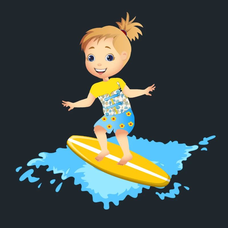Surfeur avec corset