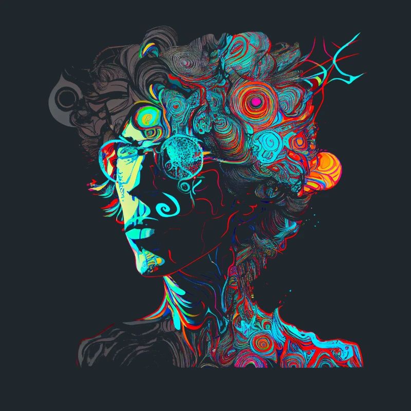 Psychedelic Art, Glasses - Open Mind