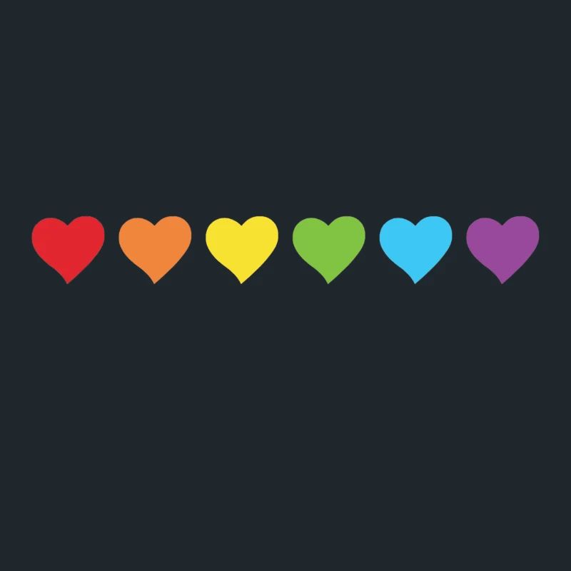 Rainbow Hearts
