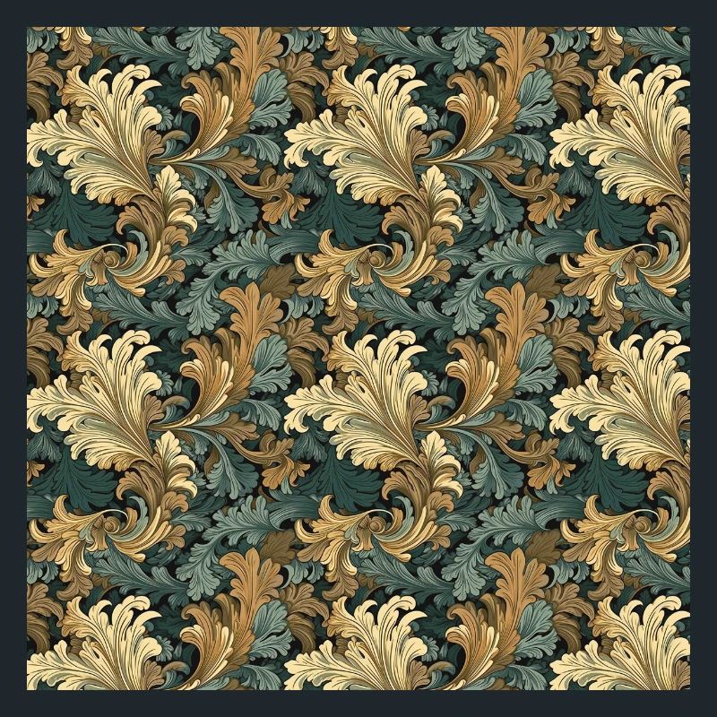 Leaves Seamless Pattern Leaf Foliage Nature Print