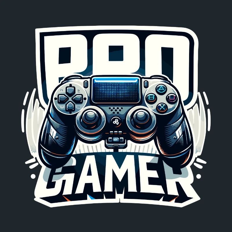 Pro Gamer - Controller Illustration
