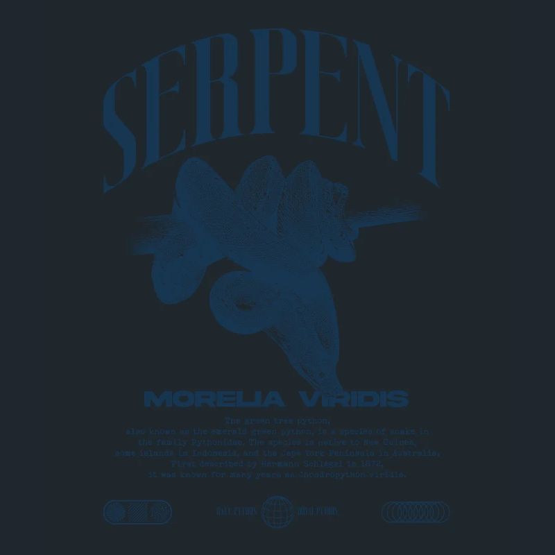 Green Tree Python Modern Reptile Keeper Streetwear