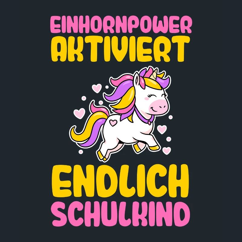 Kita Abgänger Einschulung Einhorn Schulkind