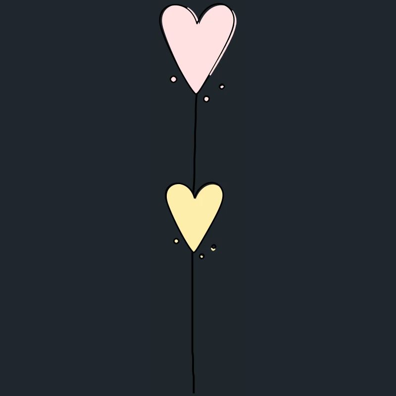 Heart Line Vertical
