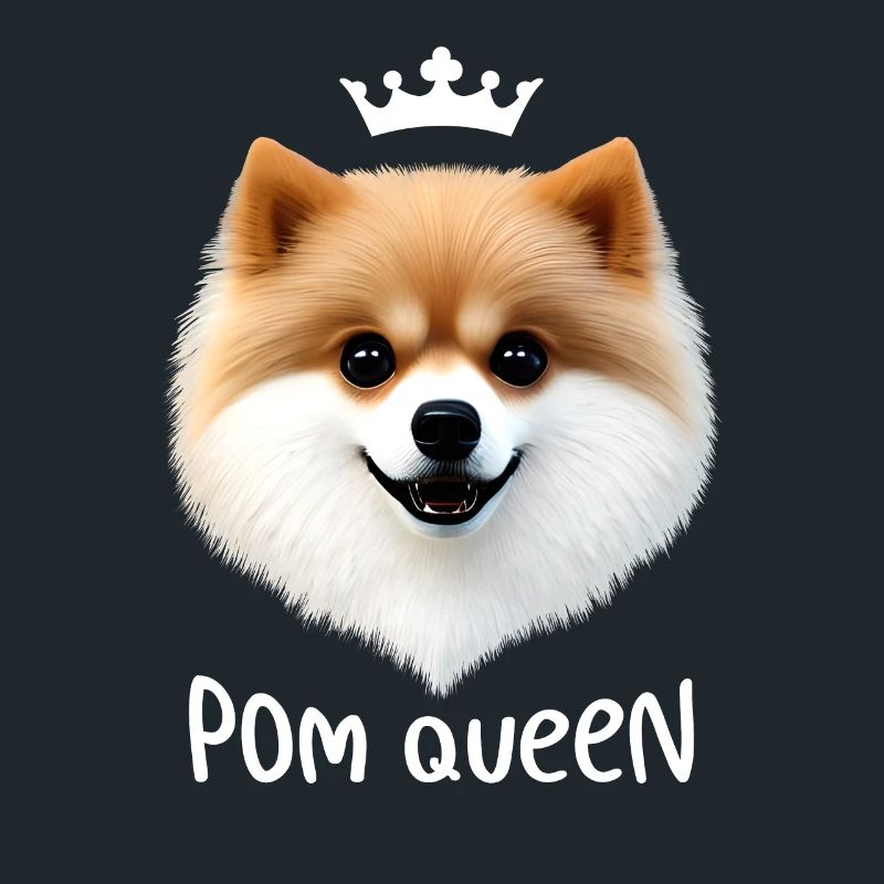 Pom Queen - Miniature Spitz - Saying