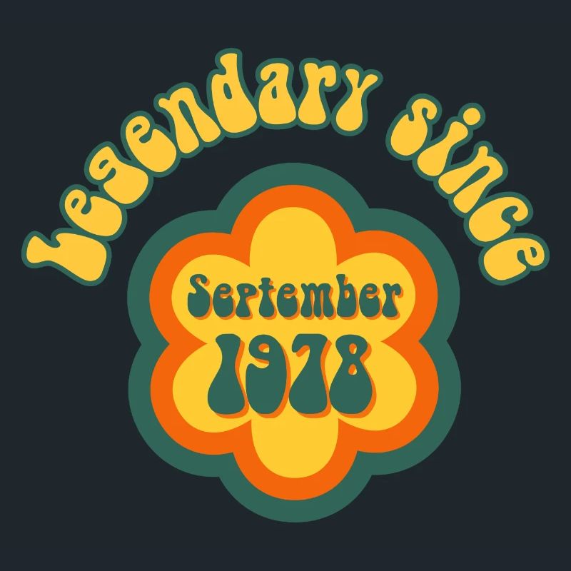 Legendary since September 1978 Geburtstag Retro