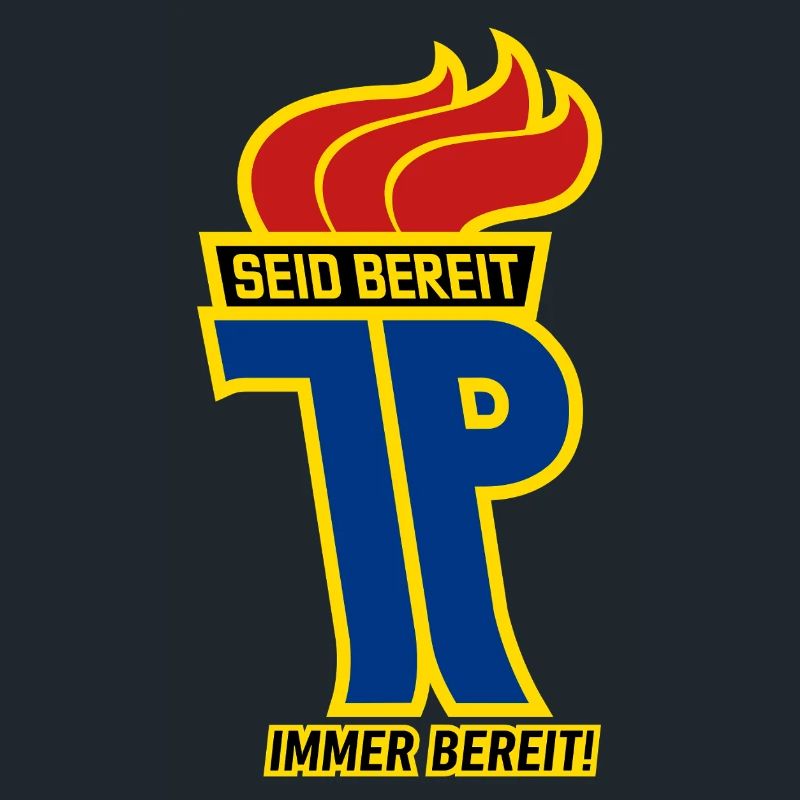 JP - Junge Pioniere immer bereit (mehrfarbig)
