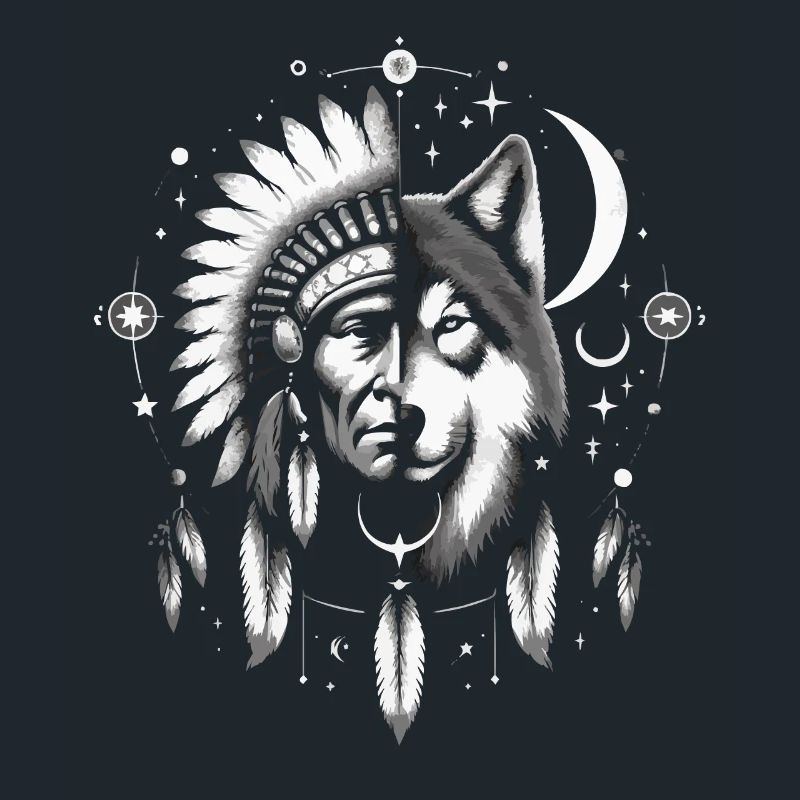 Native American Cherokee-Apache Indian