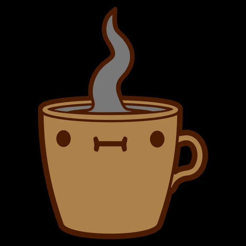 Tasse de café pour le visage sucré