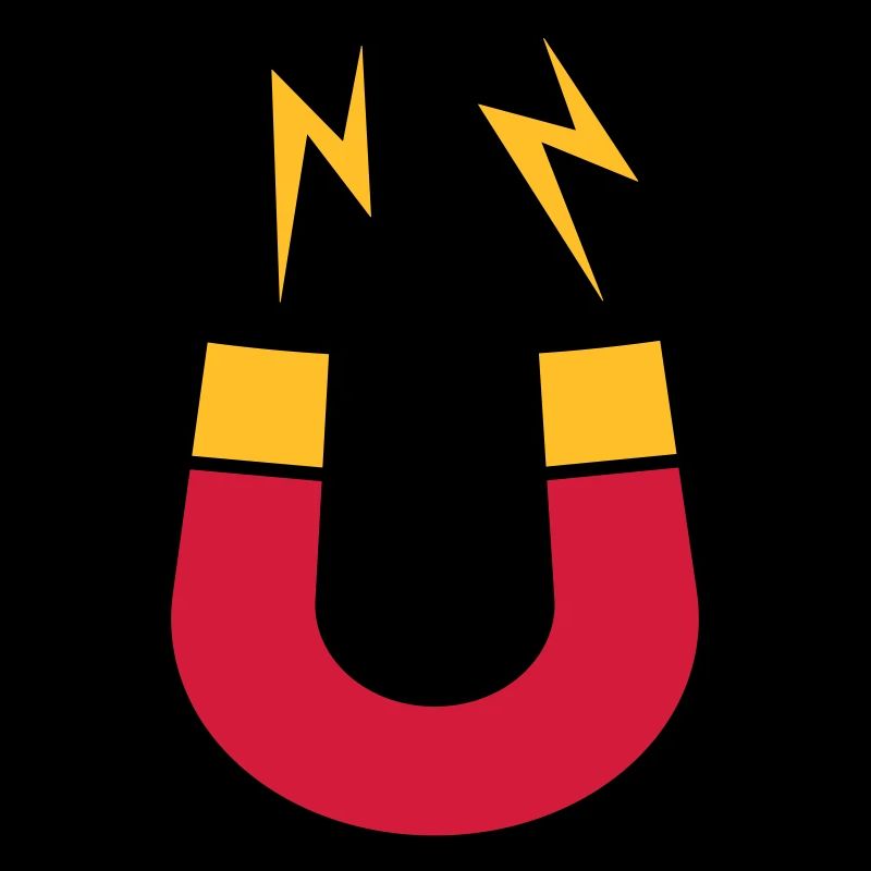 Logo de l’aimant lightning drôle