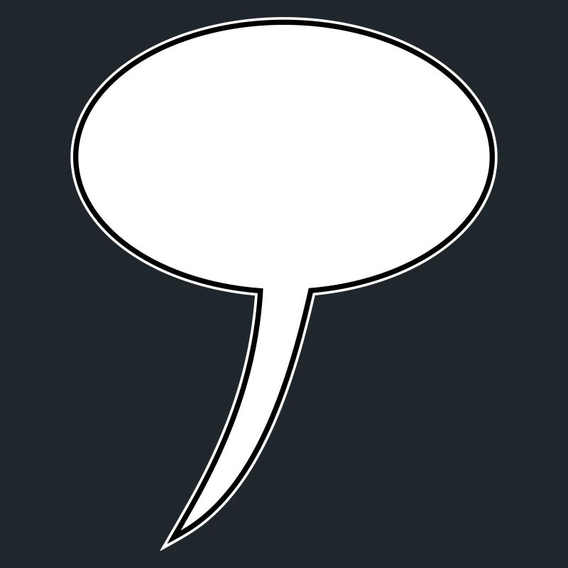 Speech Bubble Design Long