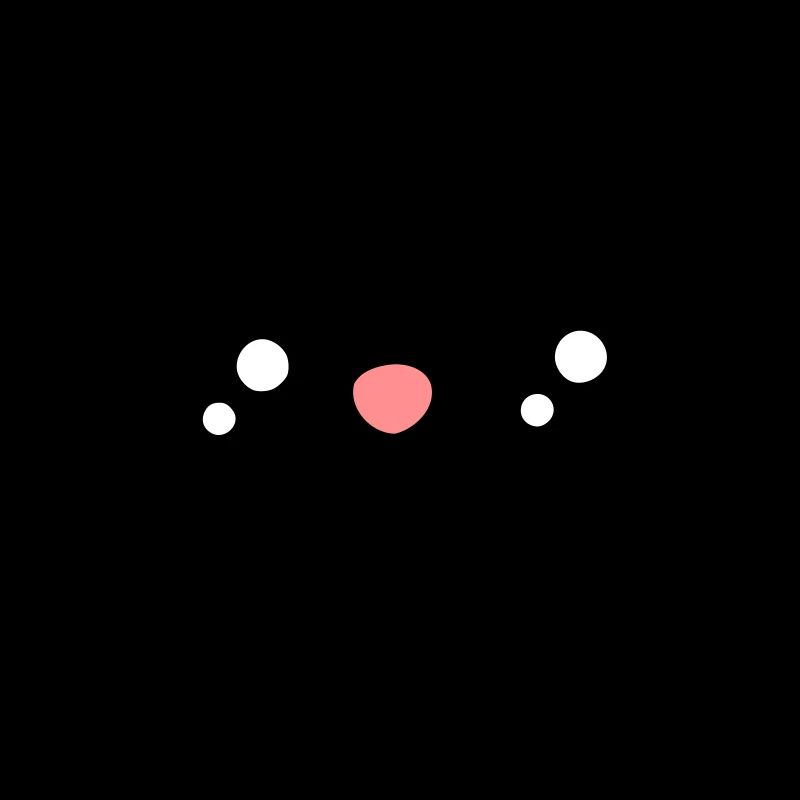 Les chats font face à Cats Eyes Sweet Chibi chaton
