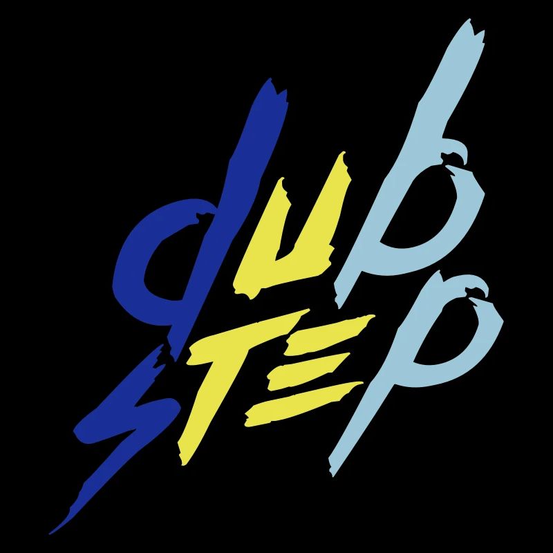 Dub Step Techno Musique Party Club Texte Lettrage