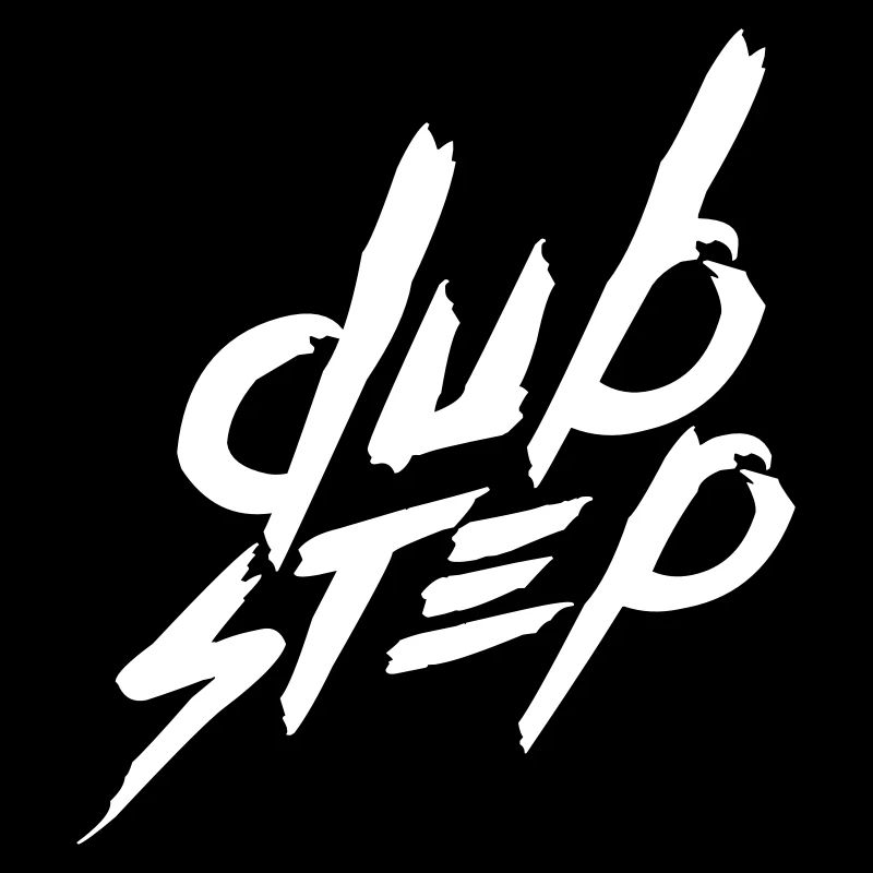 Dub Step Techno Musik Party Club Text Schriftzug