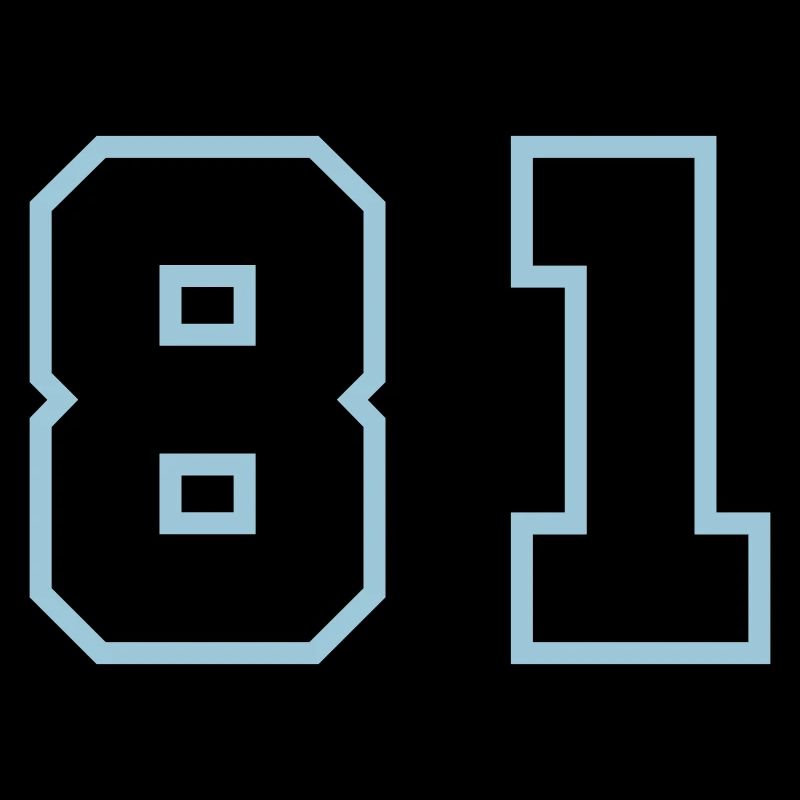 81 Symbole numérique