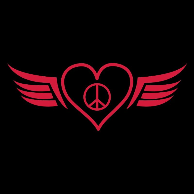 Heart Wings Peace