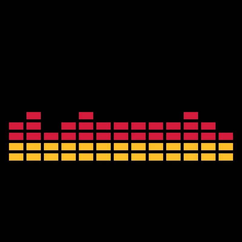 Germany Flag DJ Music Sound Bar Party