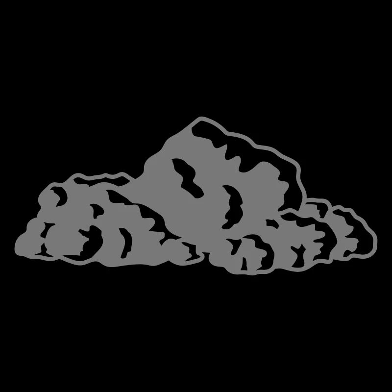 Clipart conception tas de pierres