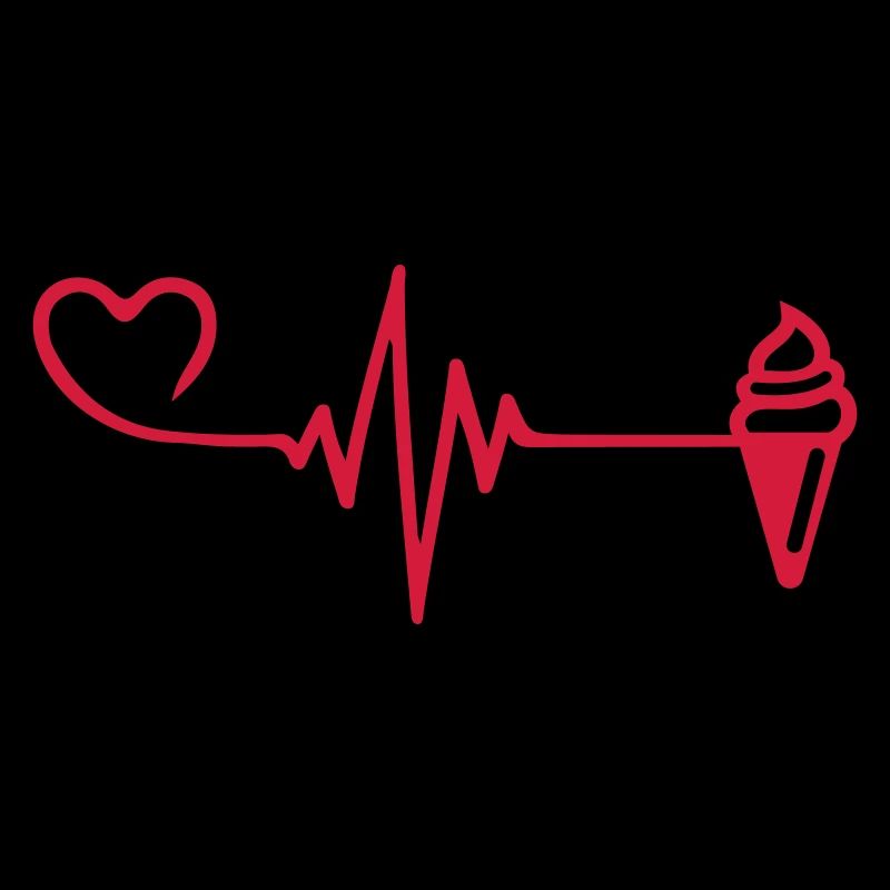 Icône de glace Pulse Heartbeat Love