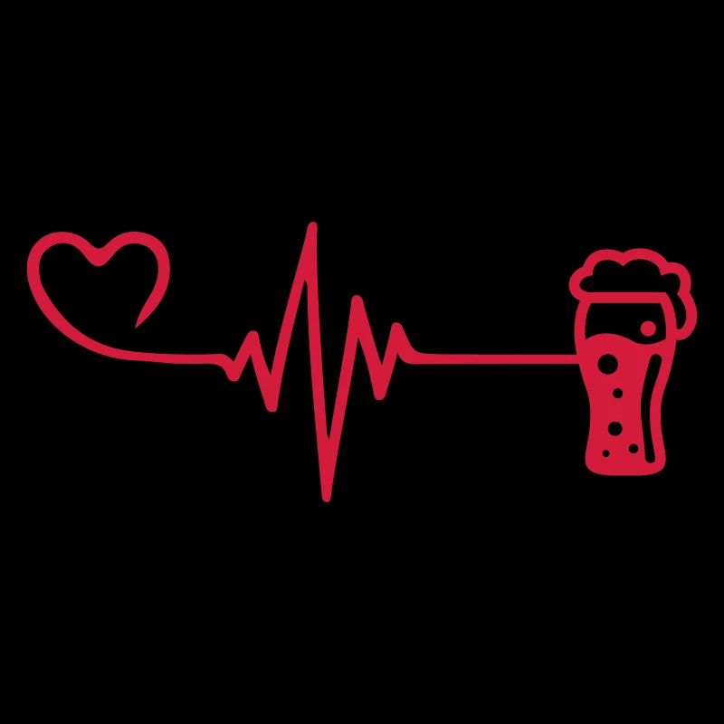 Beer Pulse Heart Love