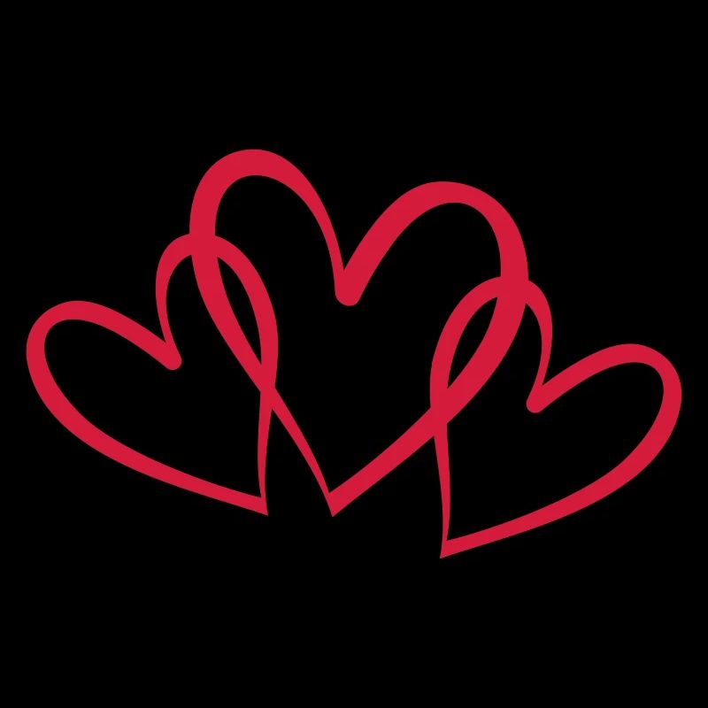 3 verschlungene Herzen