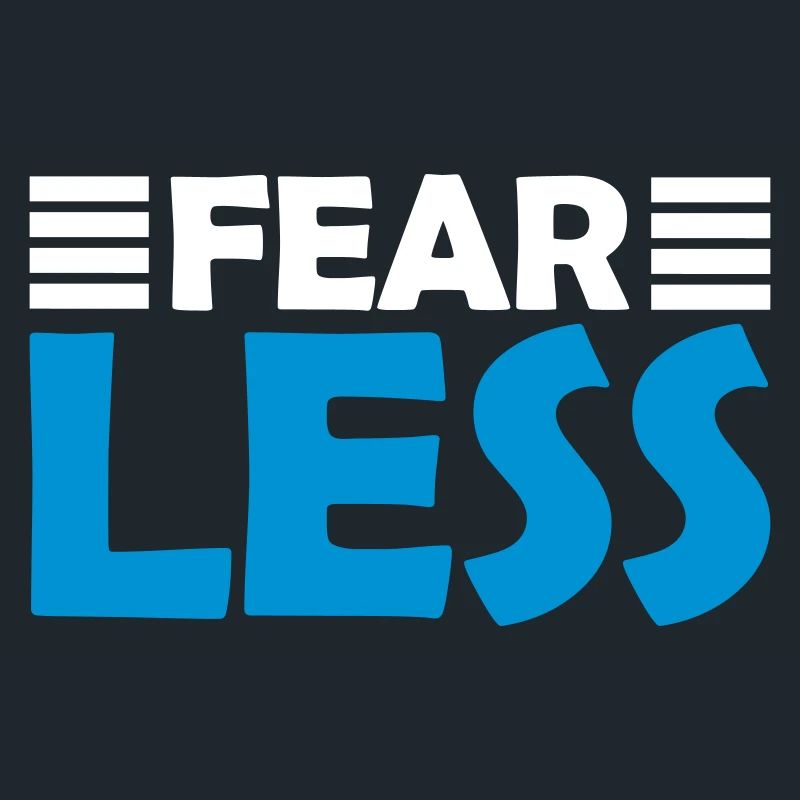 fearless Text Quote Design