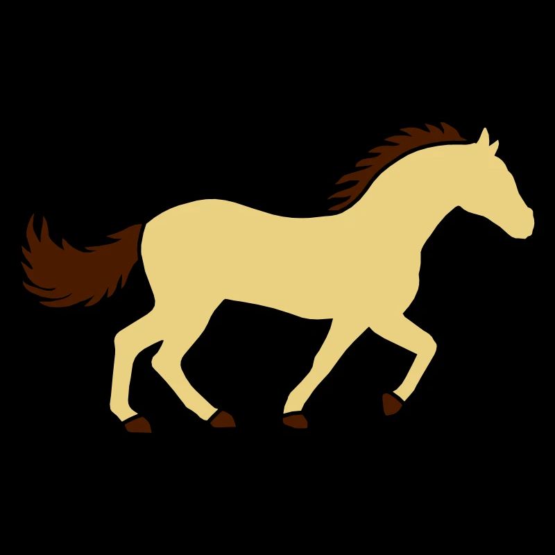Design Rennendes Pferd Silhouette