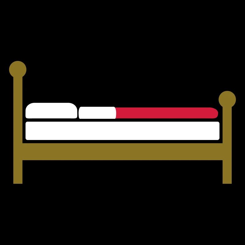 Cozy Bed Clipart Logo