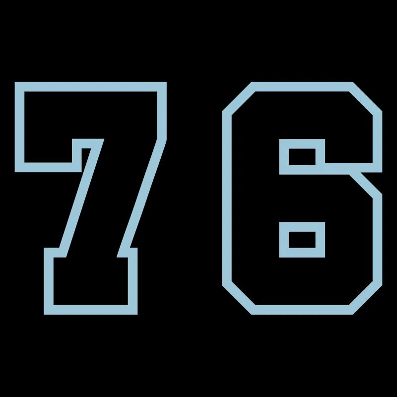 76 Symbole numérique