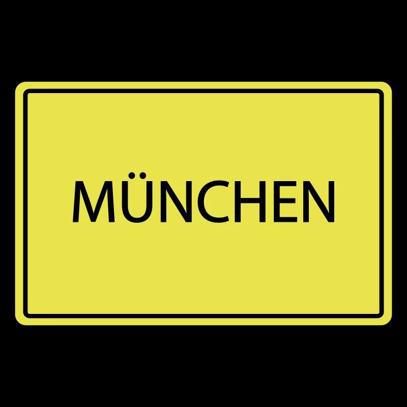 Panneau de la ville de Munich
