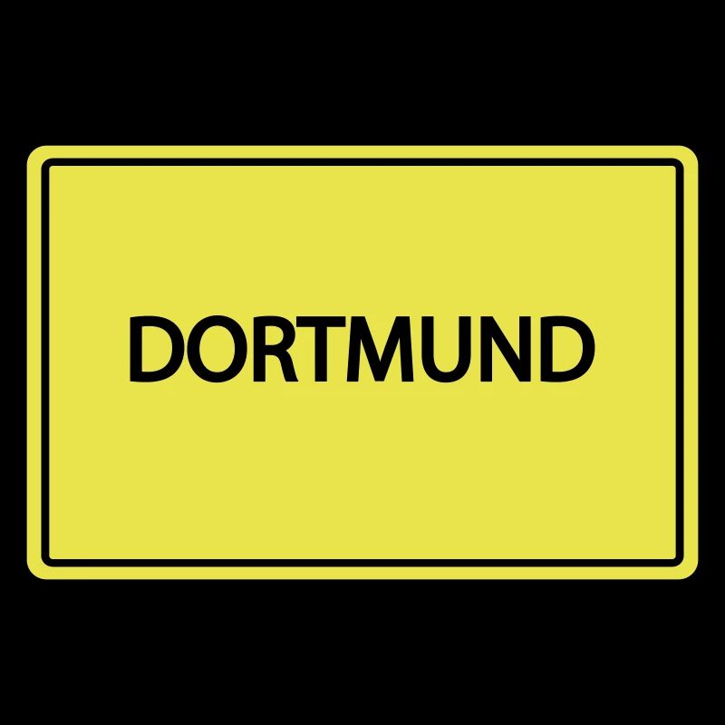 Panneau de la ville Dortmund