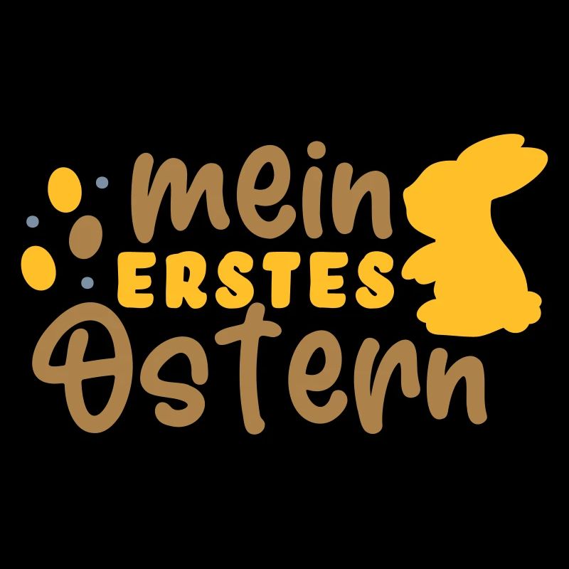mein erstes Ostern gelb