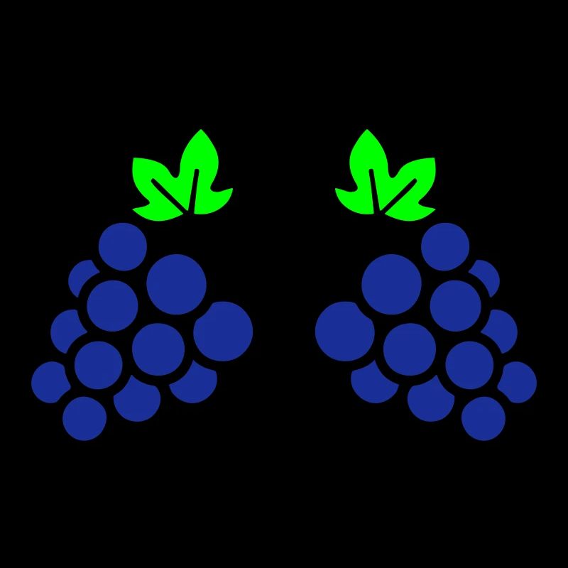 Weintrauben Weinrebe Symbol