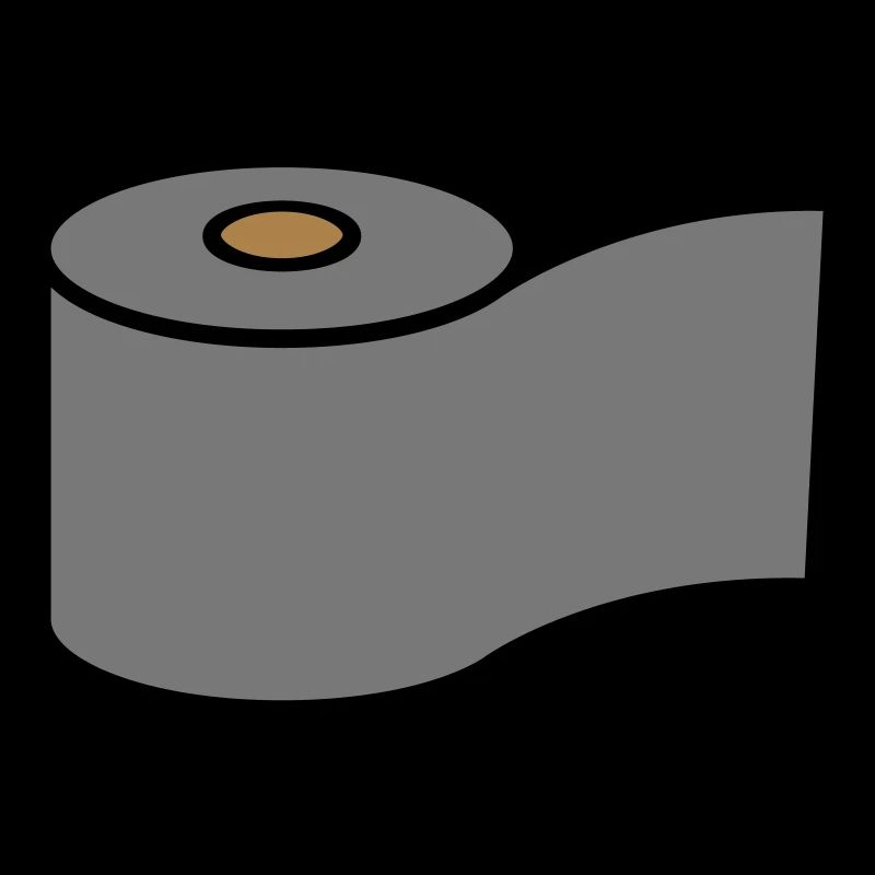 Klopapier Rolle Logo Design