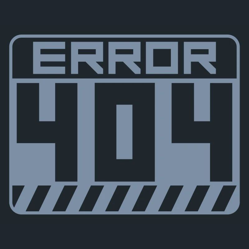 Warnung Schild Error 404