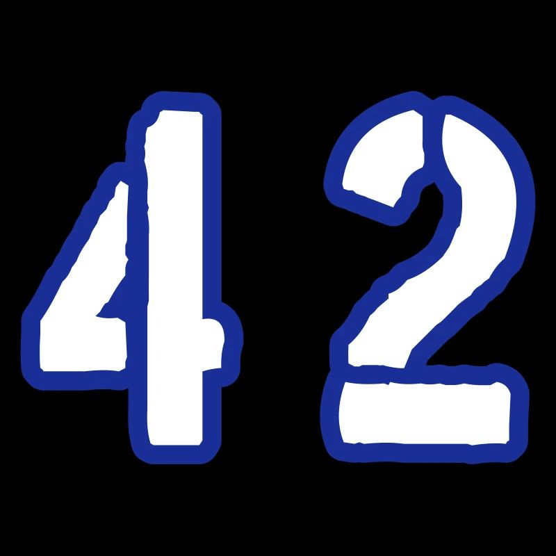42 Zahl Symbol