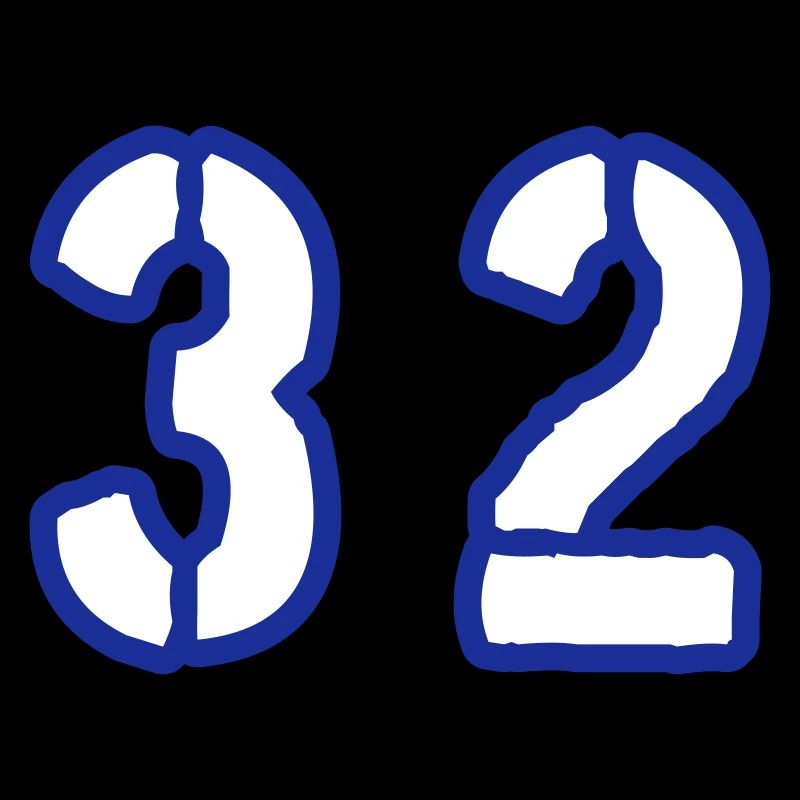 32 Symbole numérique