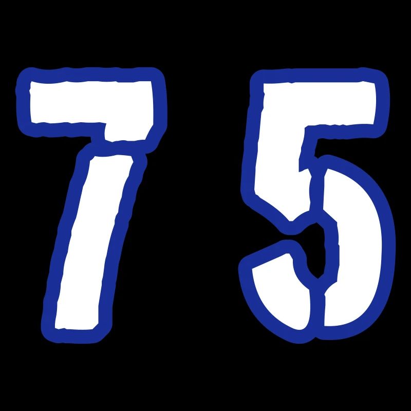 75 Symbole numérique