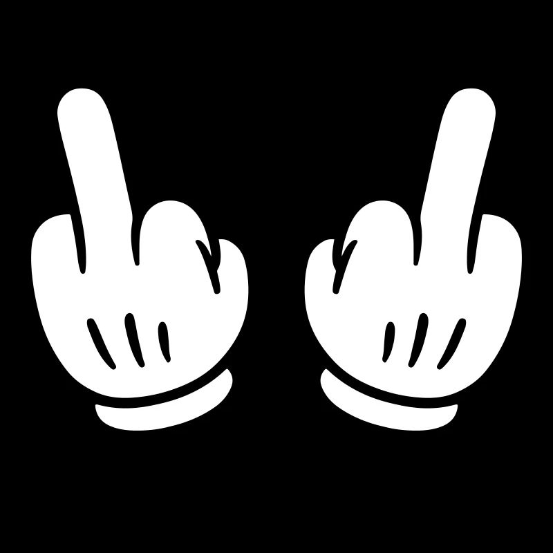 Mittelfinger Hand Comic